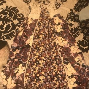 Sleeveless Floral Dress